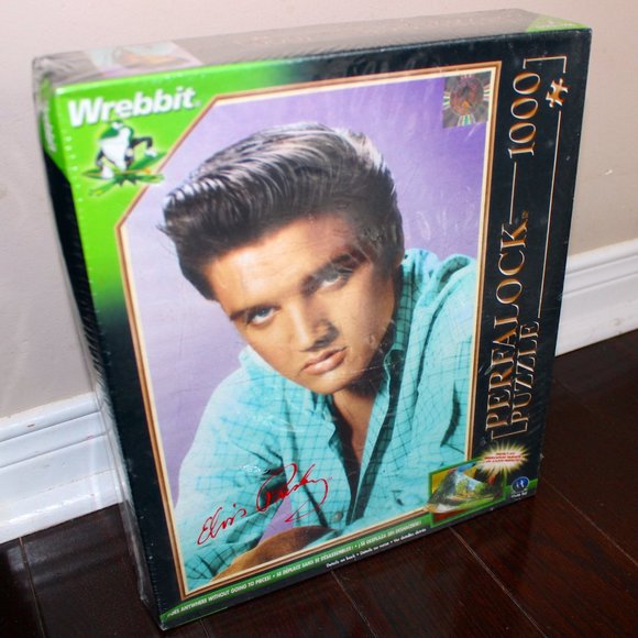 3/$77❤️new Elvis Presley LOVE ME TENDER 1000 pcs Wrebbit Perfalock foam puzzle - Picture 1 of 8